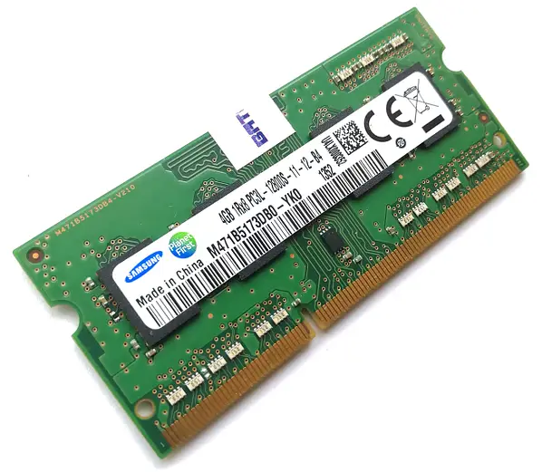 Оперативная память (LAPTOP) Samsung 4 GB SO-DIMM DDR3L 1600 MHz (M471B5173DB0-YK0) б/у